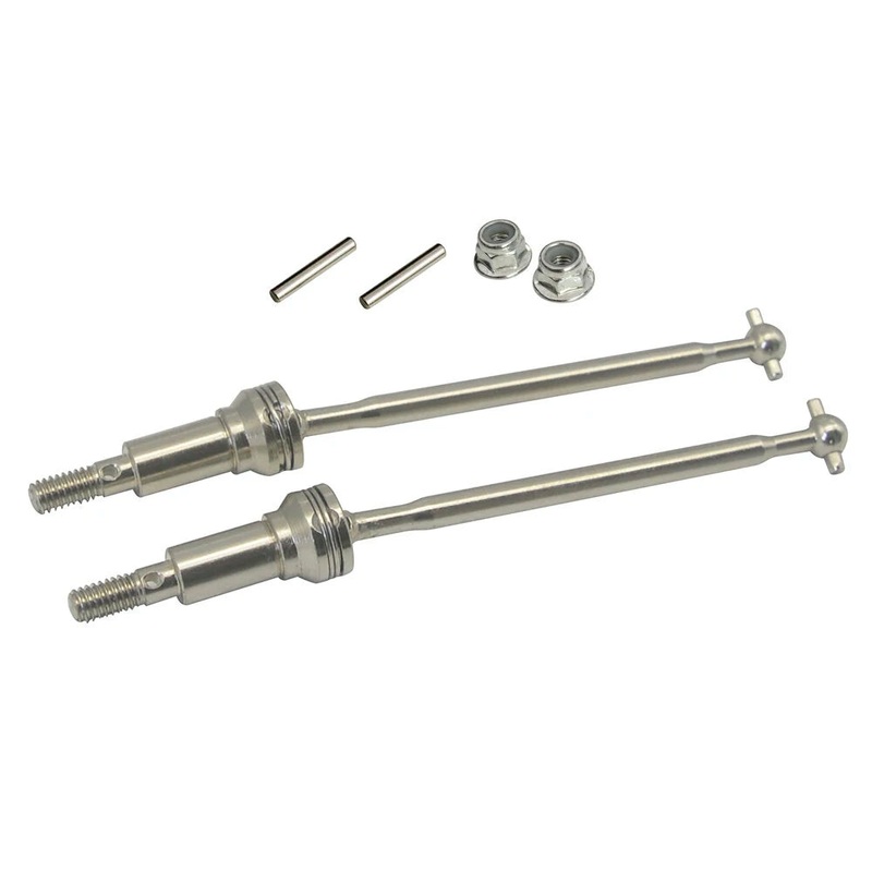 2PCS Xinlehong Upgraded 30-WJ02 Front Universal Drive Shaft for 9130 9135 9136 9137 1/16 RC Car