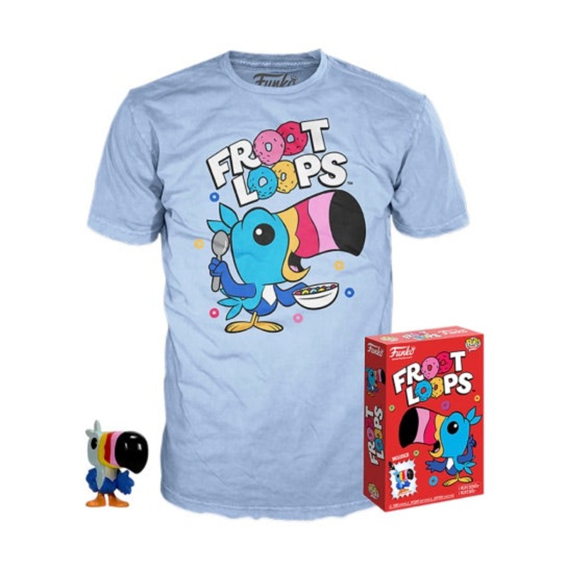 Froot Loops Pocket Pop w/T-Shirt (S, Sealed) - Funko Shop Exclusive