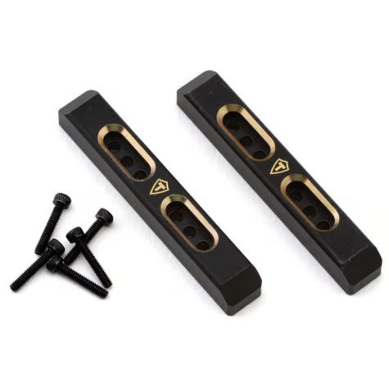 Treal Hobby Axial SCX24 Brass Boulder Bars (2) (7.9g) Boulder Bars (Black) (2) (7.9g)