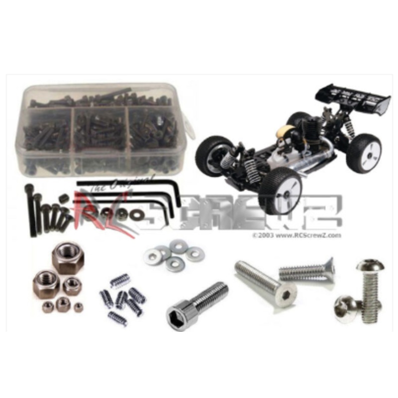 Agama Racing A8/Evo 1/8th Nitro Buggy Stainless Steel Screw Kit