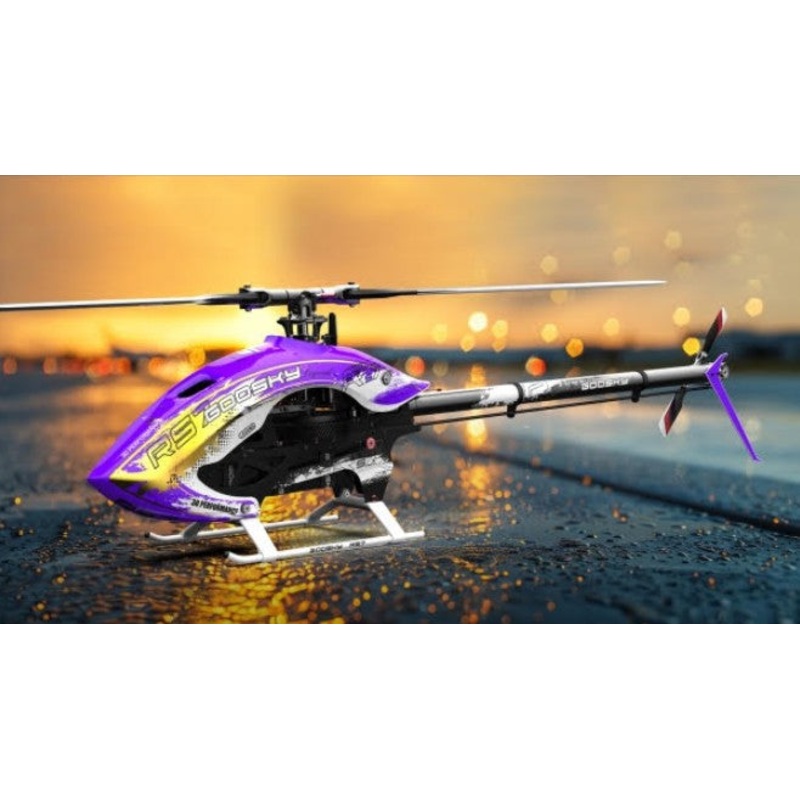 Goosky RS7 Ultra Helicopter Kit Purple (No blades)
