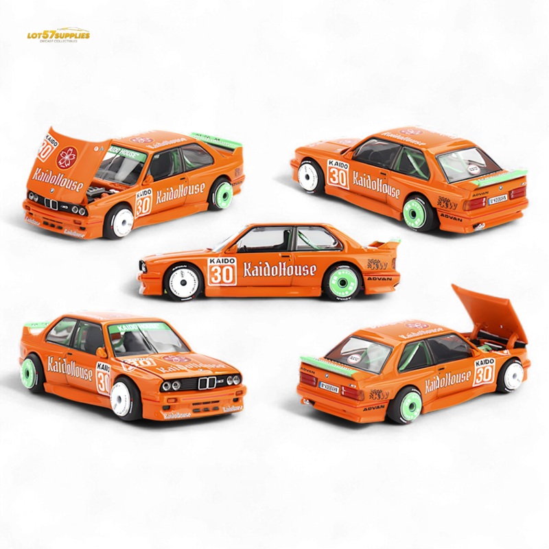 Mini GT x Kaido House BMW M3 E30 Orange 1:64