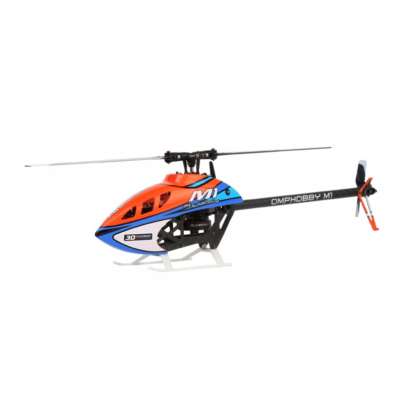 OMPHobby M1 V3 Pro BNF Helicopter (Cosmic Orange)