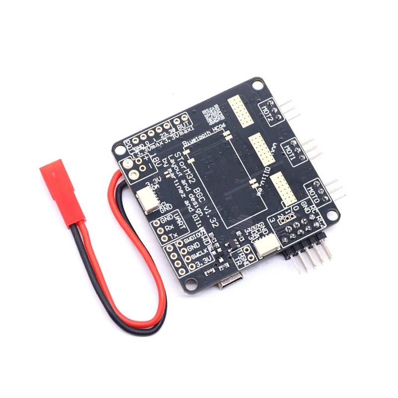 B-CUBE Storm32 BGC 32-Bit 3-Axis Brushless Gimbal Controller DRV8313 Driver 9-18V For RC Gimbal FPV Drone Black
