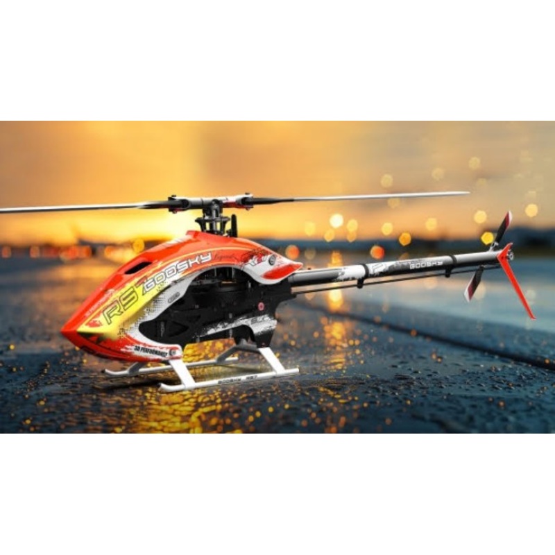 Goosky RS7 Ultra Helicopter Kit Orange (No blades)