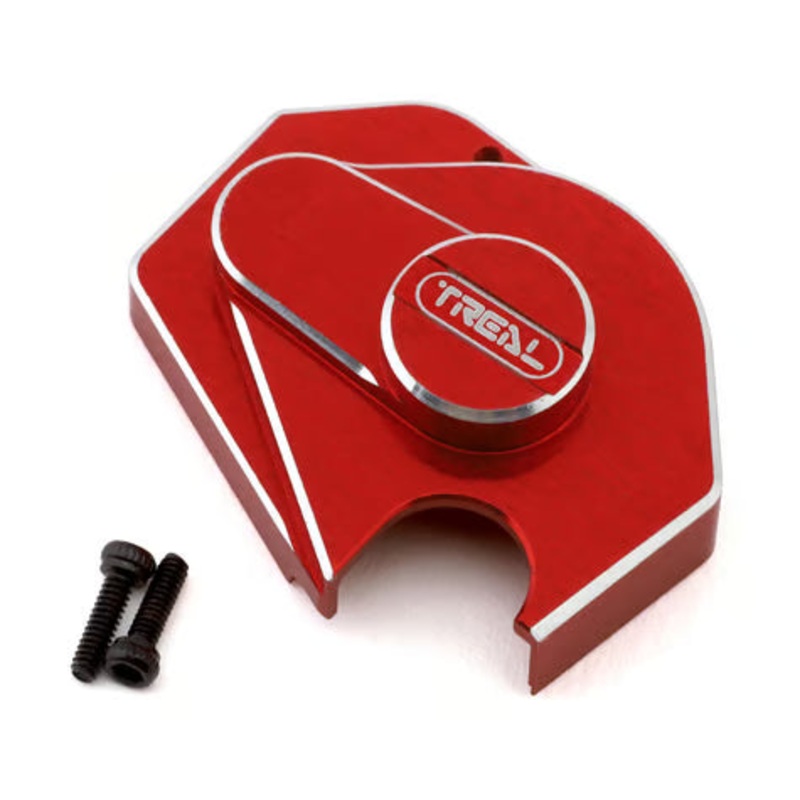 Treal Hobby Axial SCX24 Aluminum Gearbox Cover Red