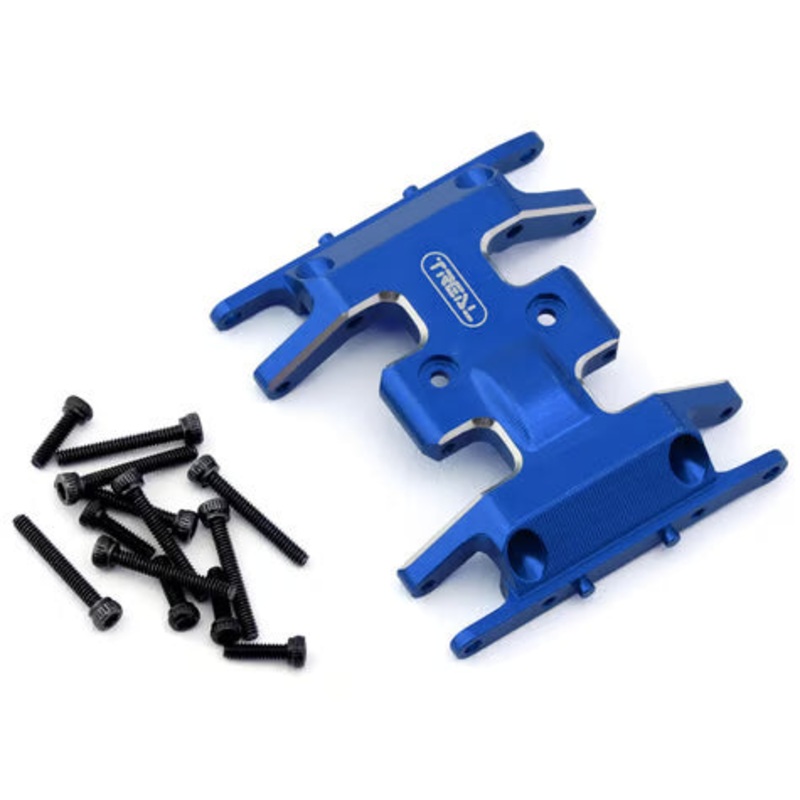 Treal Hobby Axial SCX24 Aluminum Skid Plate Blue