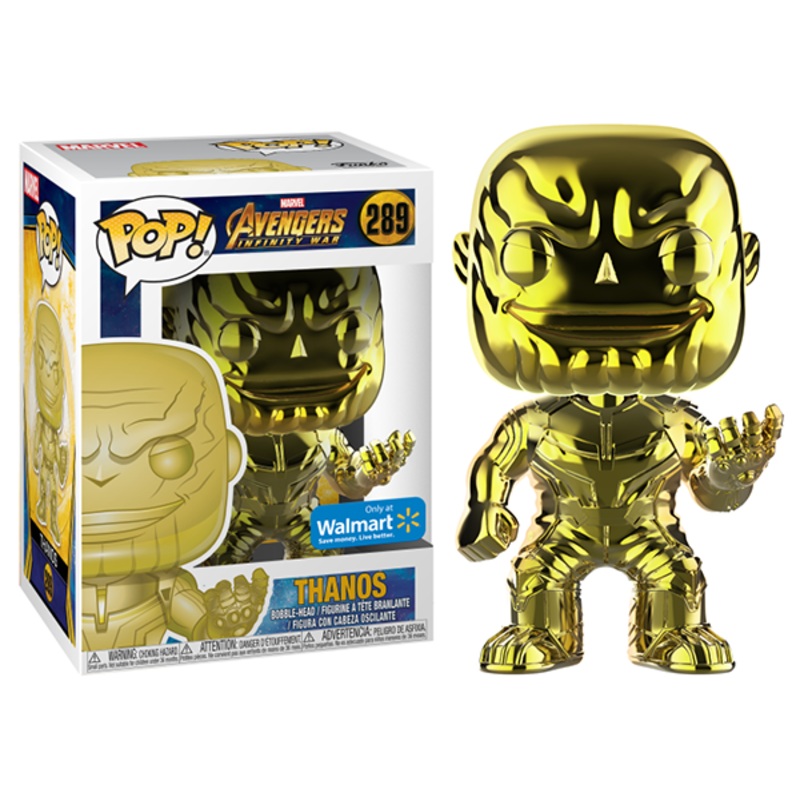 Thanos (Yellow Chrome, Infinity War) 289 - Walmart Exclusive