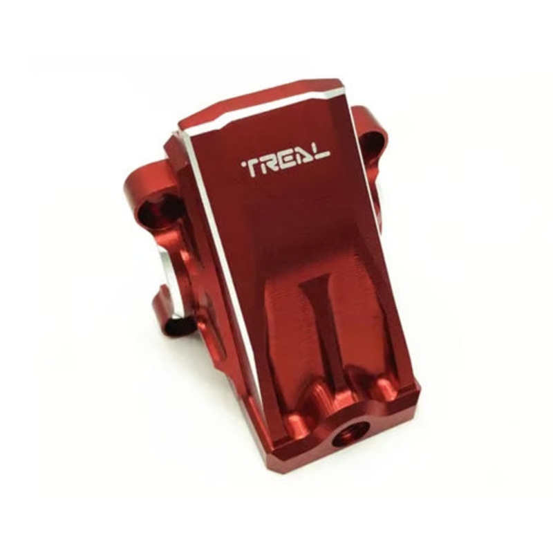Treal Hobby 7075 Aluminum Differential Housing Cover for Traxxas X-Maxx (Front/Rear) Red