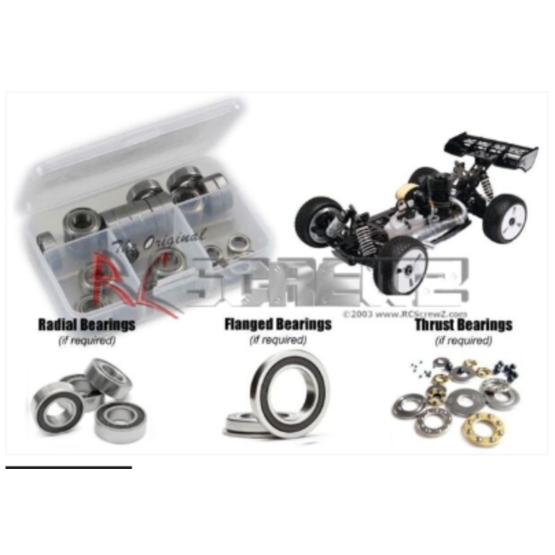 ARC RC R11 MID Onroad 1/10th Rubber Shielded Bearing Kit