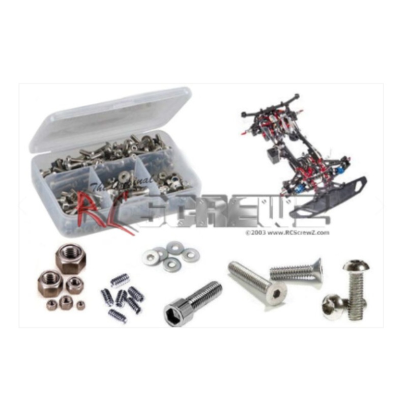 Capricorn RC C804R 1/8th Stainless Steel Screw Kit