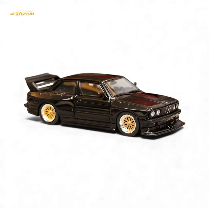SW BMW E30 M3 LTO Modified - Black 1:64
