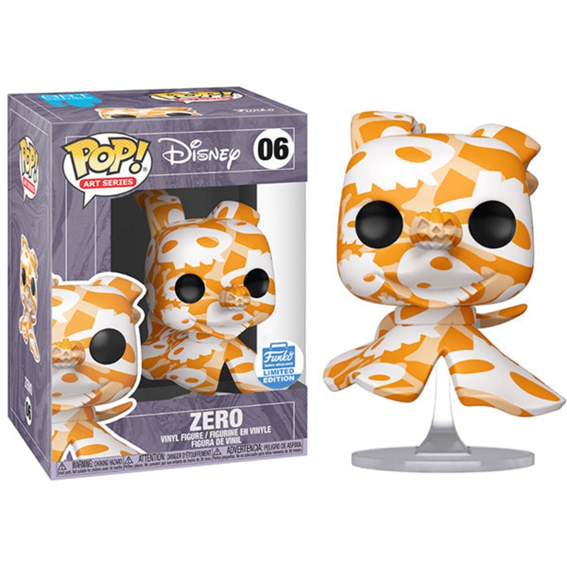 Zero (Art Series, Nightmare Before Christmas, No Stack) 06 - Funko Shop Exclusive