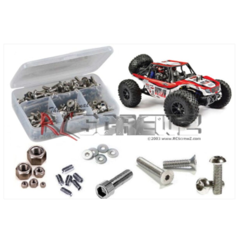 FTX Outrage 4wd Nitro 1/8th (#5520) Stainless Steel Screw Kit
