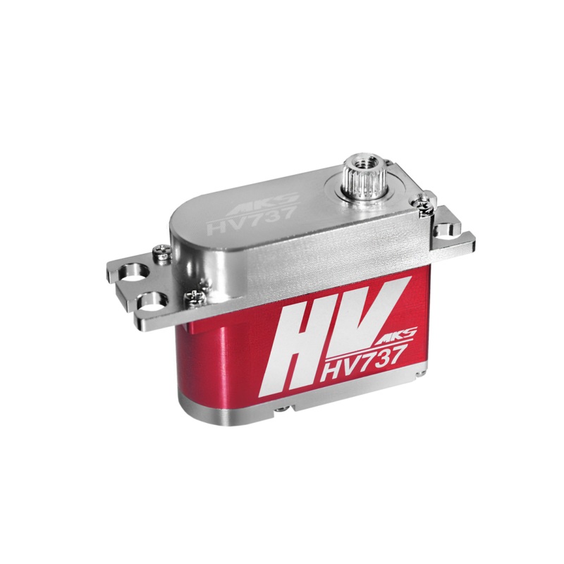 MKS Servos HV737 Titanium Gear High Speed Servo w/Aluminum Case (High Voltage)