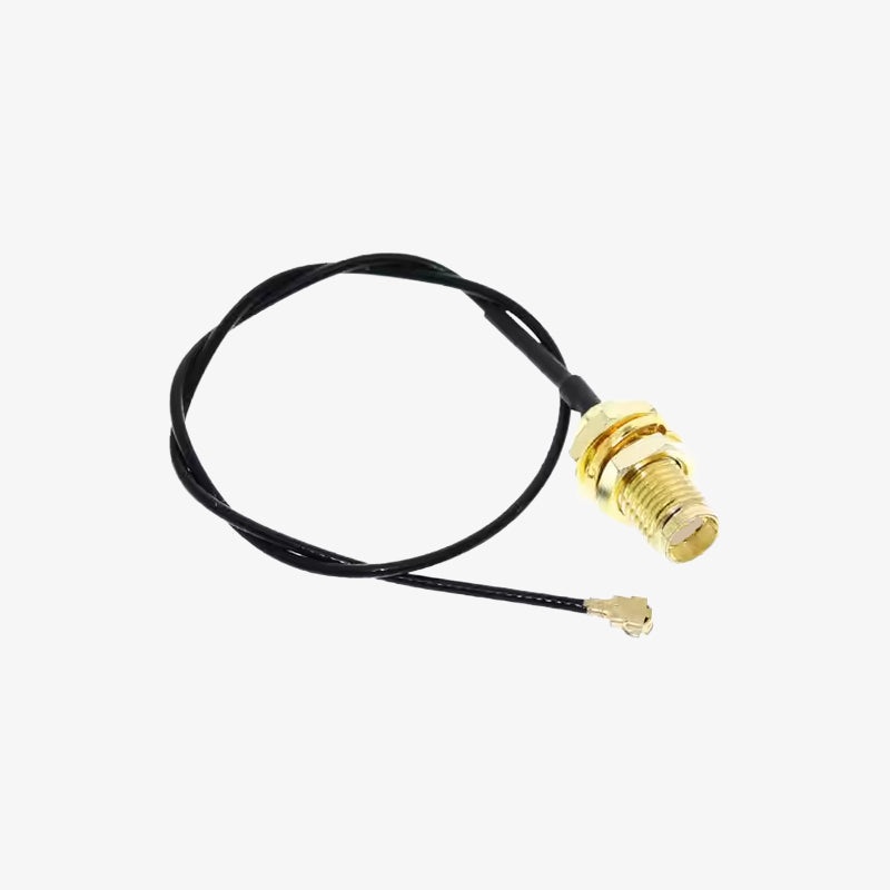 RG81 IPX to SMA Female RF Cable - 15cm