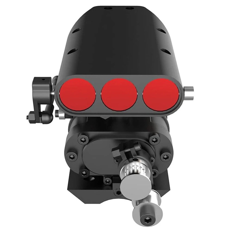 TOYAN Supercharger DIY Assembly Kit for TOYAN HOWIN FS-V800 V8 Engine Model Physics Experiment Science Education Toys Black