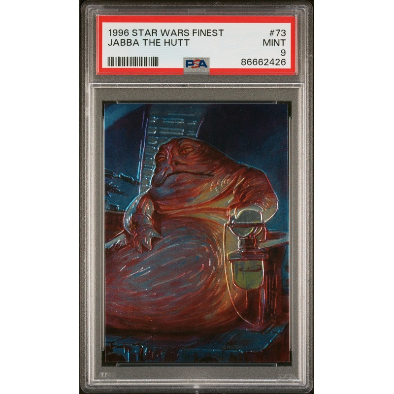 1996 STAR WARS FINEST JABBA THE HUTT #73 - PSA 9