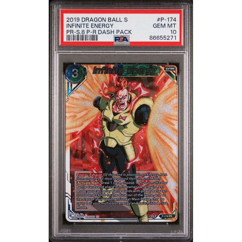 2019 DRAGON BALL SUPER INFINITE ENERGY #P-174 - PSA 10