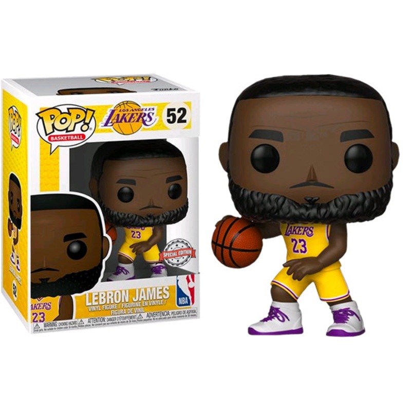 Lebron James (Yellow Uniform, Los Angeles Lakers, NBA) 52 - Special Edition Exclusive