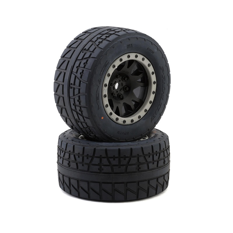 Pro-Line PRO1025613 Menace HP Belted Pro-Loc Pre-Mounted Tires w/Impulse Wheels (2) (X-Maxx) (Medium)