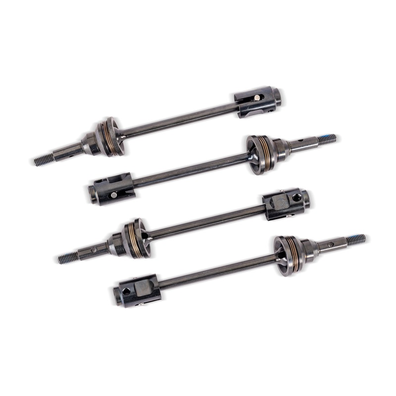 TRAXXAS 10789X WideMaxx Steel CV Driveshafts & Drive Cups (4)