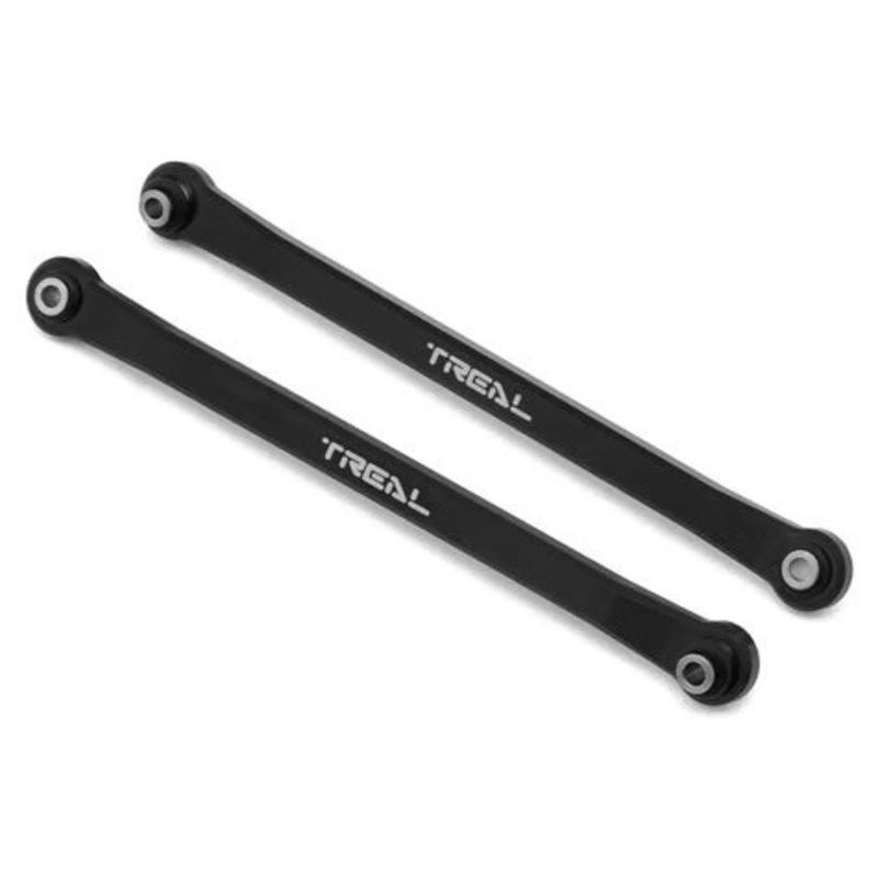 Treal Hobby Aluminum Front Steering Toe Links for Traxxas UDR Black