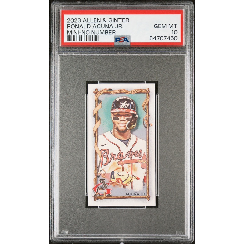 2023 TOPPS ALLEN & GINTER RONALD ACUNA JR. MINI-NO NUMBER - PSA 10