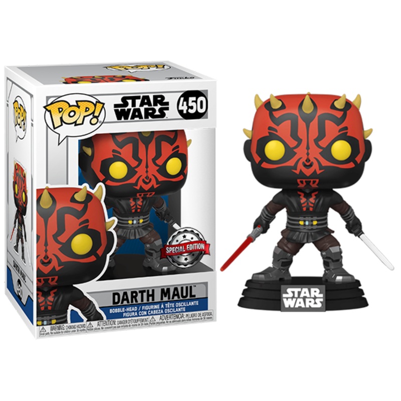 Darth Maul (w/ Darksaber & Lightsaber, Clone Wars) 450 - Special Edition Exclusive