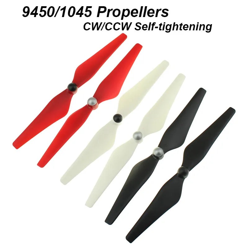 4 Pairs RC 9450 Propellers for DJI Phantom 3 Phantom 2 Drone 3A 3P 3S Self-Tightening Props Replacement Blade Spare Parts White