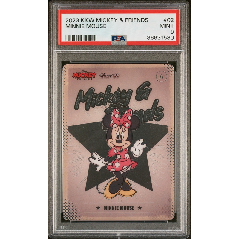 2023 KAKAWOW HOTBOX MICKEY & FRIENDS CHEERFUL TIMES MINNIE MOUSE 2 PSA 9