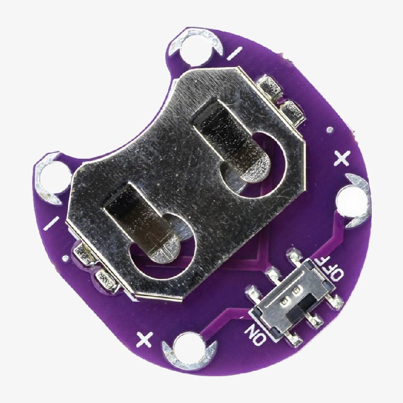 LilyPad CR2032 Coin Cell Battery Holder Module