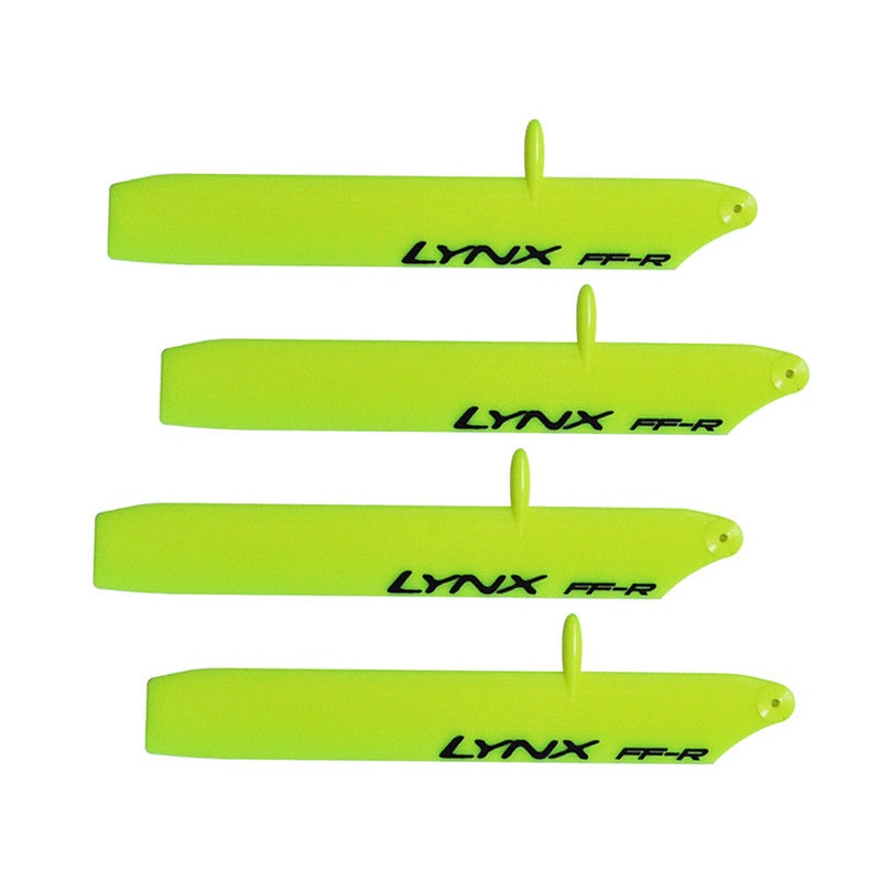 LXT1204-SP - Plastic Main Blade 120mm - Bullet - T-Rex150 - Pro Edition - Yellow - 2 Set