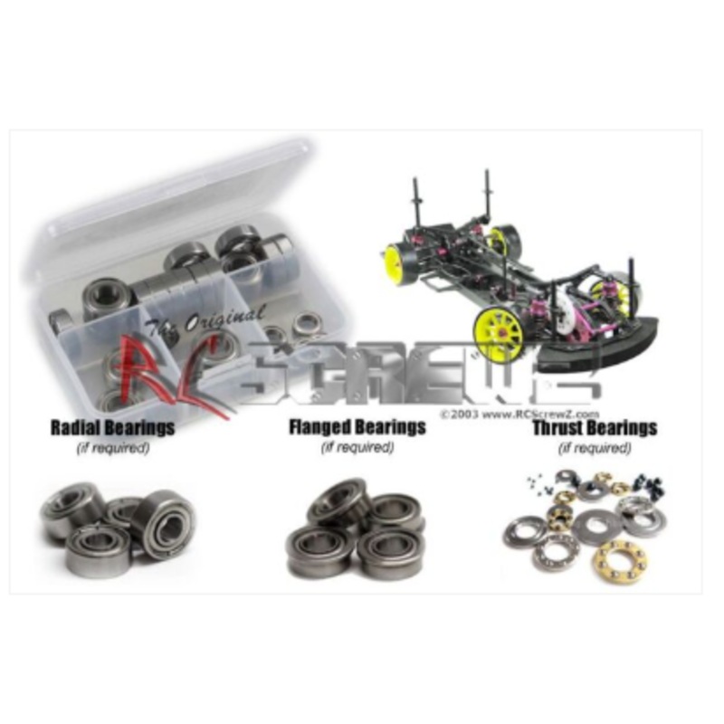 3 Racing Sakura D4 (RWD Drift) Metal Shielded Bearing Kit