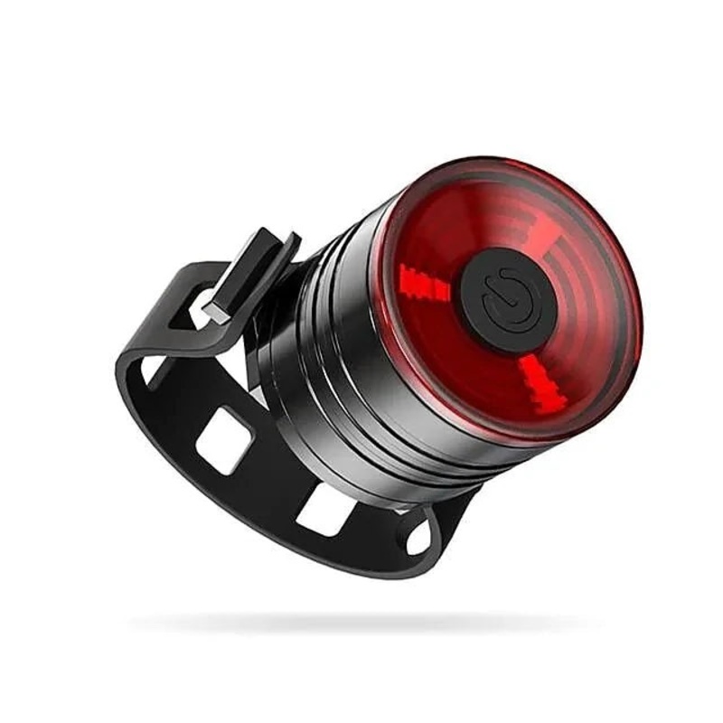 400lm LED Rear Bike Light Safety Tail Light Waterproof Professional Natural White Bicycle Cycling Light Adjustable Button Battery For Camping Hiking Caving Everyday Use Red + White