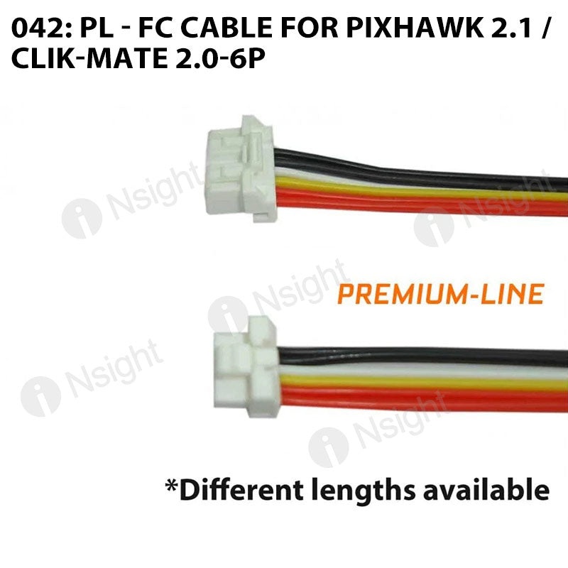 042: PL - FC cable for Pixhawk 2.1 / Clik-Mate 2.0-6p