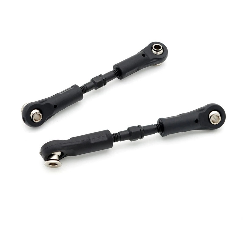2PCS ZD Racing MT16 1/16 RC Car Parts Steering Rods Adjustable Vehicles Models Spare Accessories 16034 Black