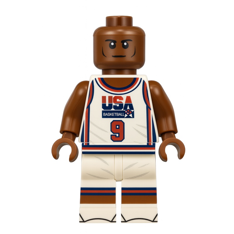 MJ #9 USA Olympics Basketball Player Minifig