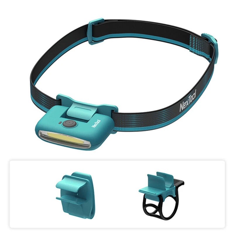 Nextool Headlamp COB Multi-Purpose Headlight Waterproof Type-C Rechargeable LED Flashlight Portable Outdoor Camping Lamp Blue