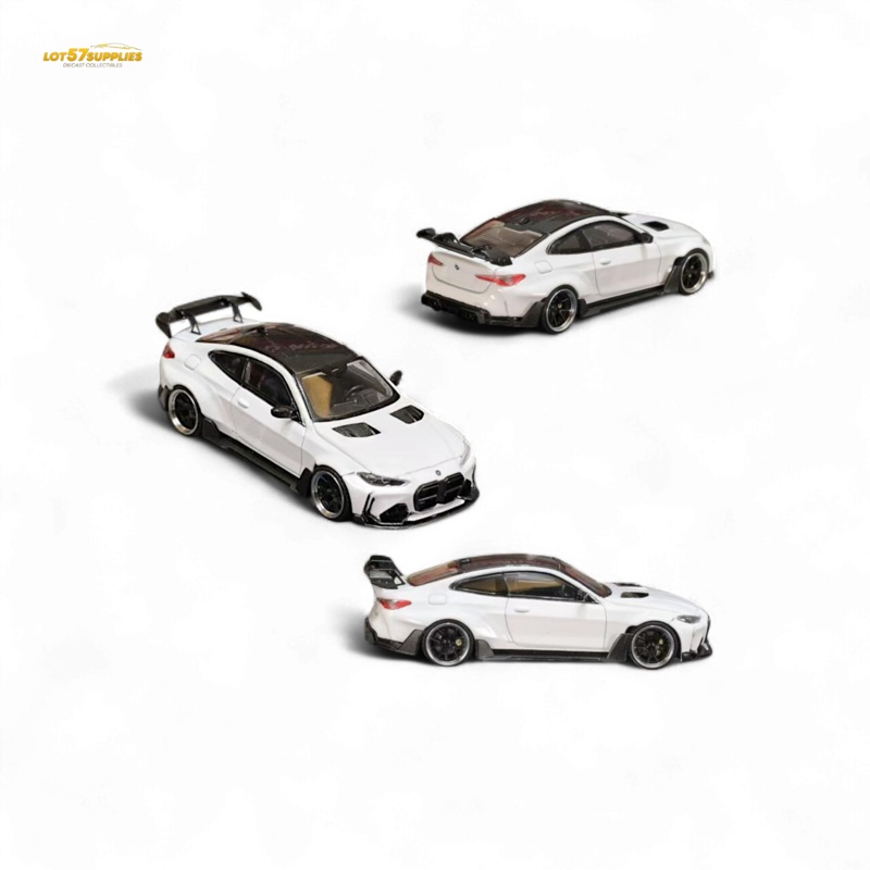 Street Weapon BMW M4 G82 Widebody White 1:64