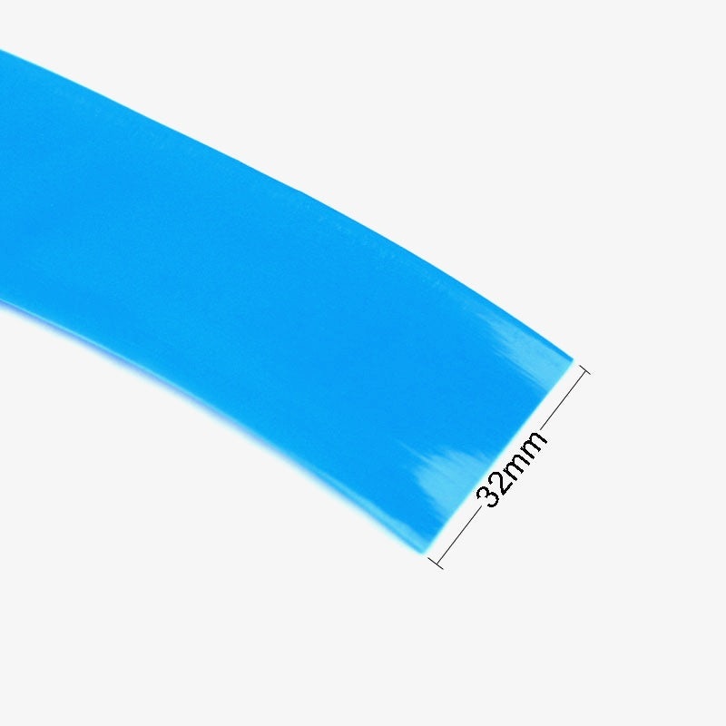 32mm PVC Heat Shrink Sleeve for Lithium Battery Pack - 1 Meter (Blue)