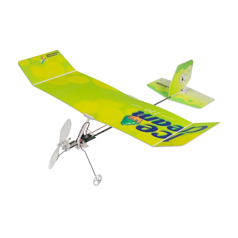 Dancing Wings Hobby E23 ICE CREAM 220mm Wingspan 2.4GHz 3CH PP Foam Mini Indoor RC Airplane RTF