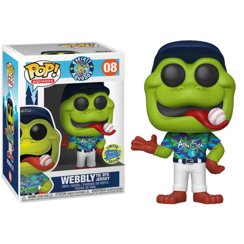 Webbly (Tie Dye Jersey, Everett Aquasox) 08 - Funko Field Exclusive