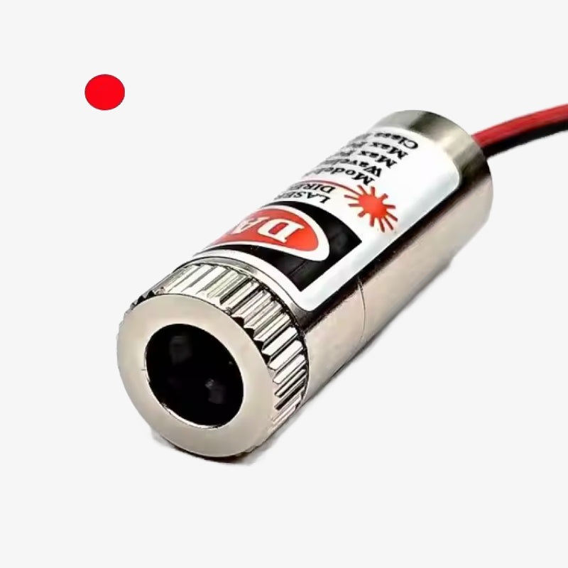 CHT1230 12mm 5mW Point Laser Module with Adjustable Spot Size Red