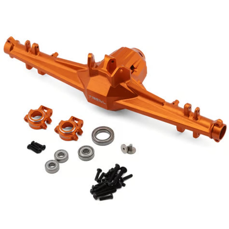 Treal Hobby Aluminum Rear Axle Housing for Traxxas UDR Orange