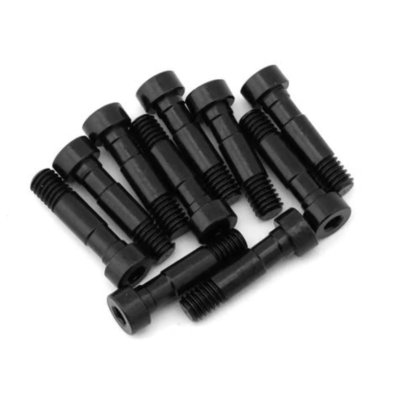 Treal Hobby Losi LMT Hardened Front Knuckle Pin Screws (Black) (10) Black