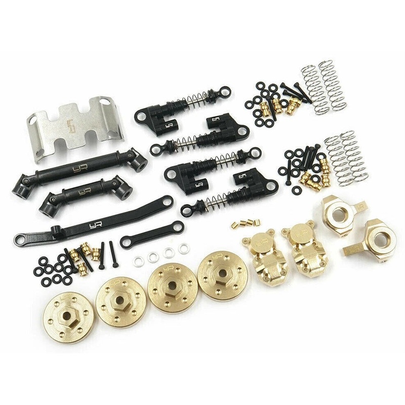 Yeah Racing AXSC-S05 Axial SCX24 C10 Jeep Aluminum & Brass Upgrade Parts Set