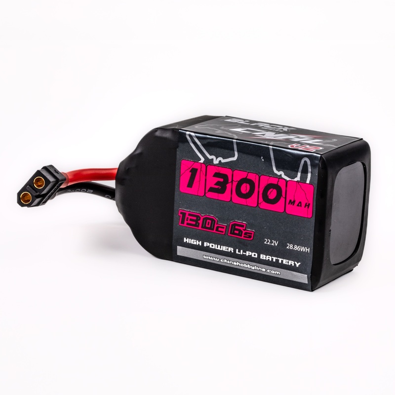 Black Series V2 6S 1300mAh 130C LiPo Battery with XT60 Connector