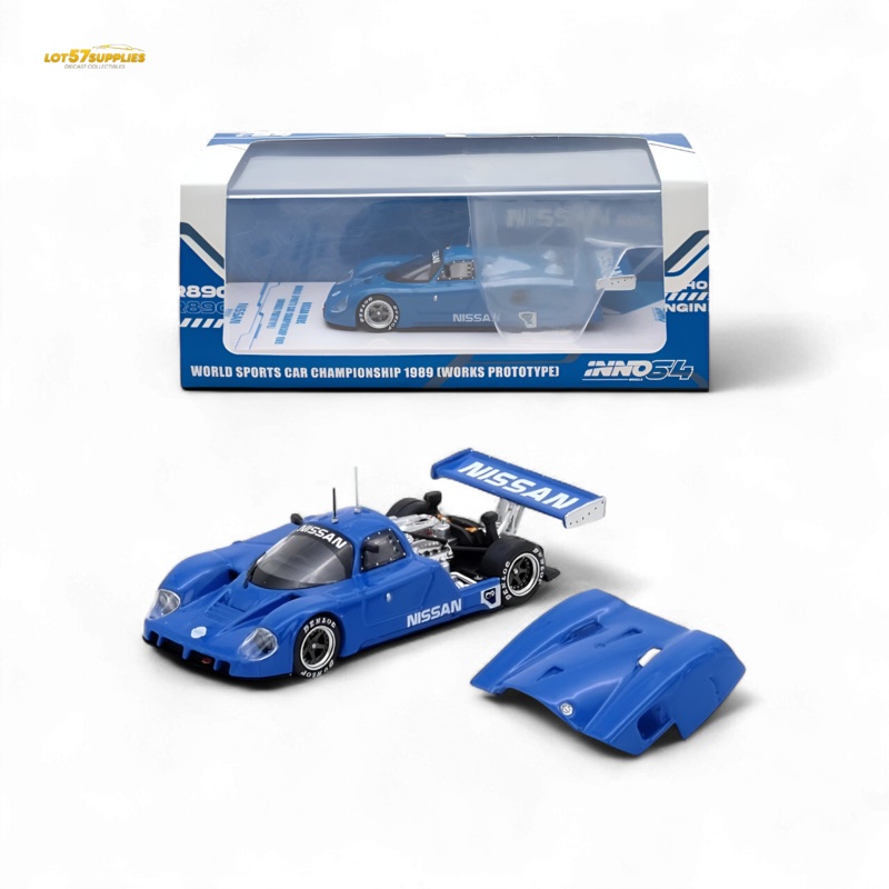 Inno64 Nissan R89C Blue Championship 1989 1:64