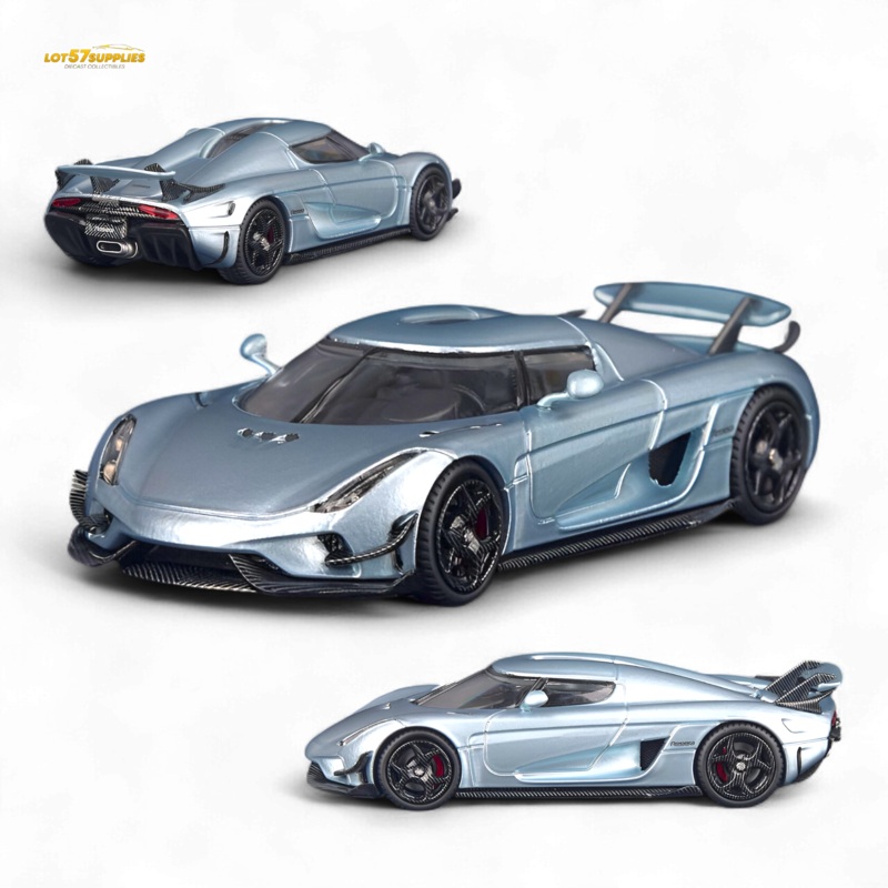(Pre-Order) SC ART Regera Glacier Blue 1:64